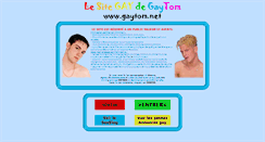 Desktop Screenshot of gaytom.net
